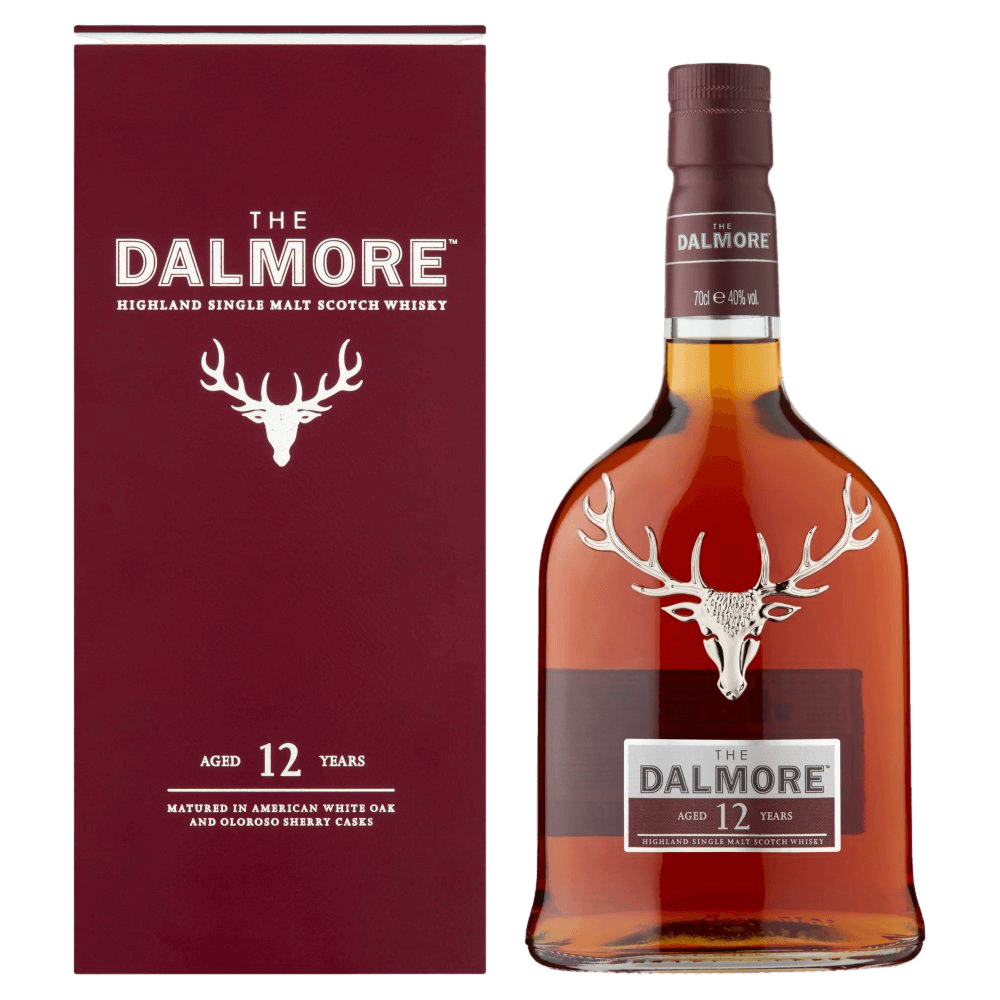 The Dalmore Highland Single Malt Scotch Whisky 12 Year Old 70cl - 8 ...